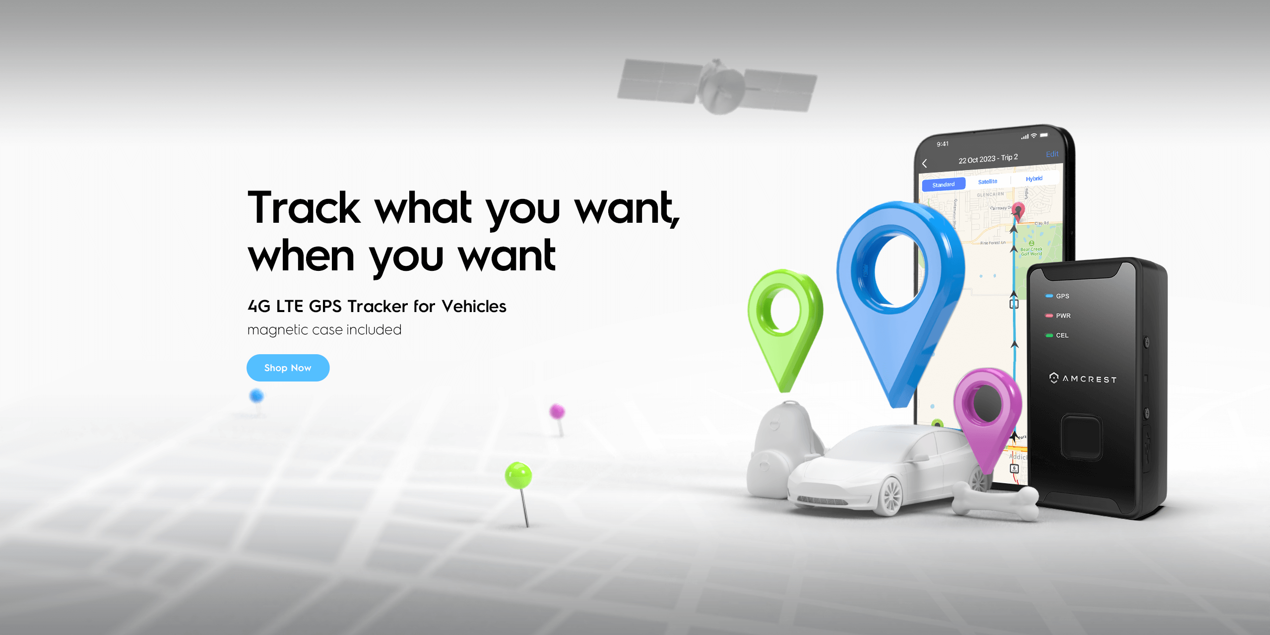 Amcrest GPS Tracker Homepage