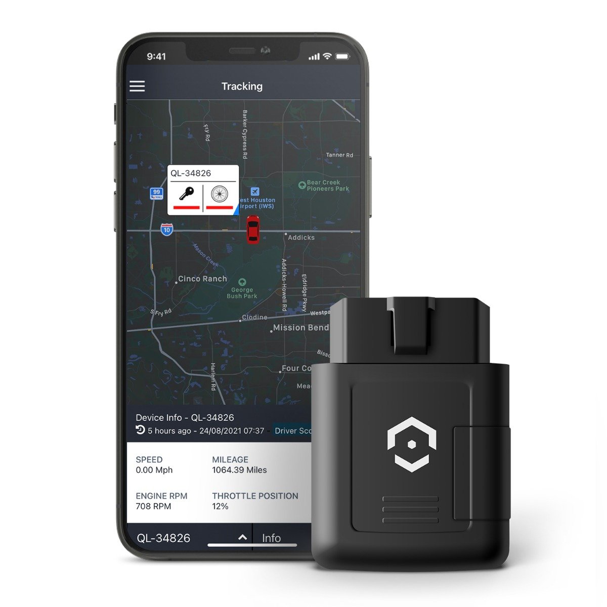 kapital Pil tør Amcrest GPS Tracker for Vehicles - No Contracts - Real Time Tracking,  Geofencing, 1-Year OBD Data, Easy Plug & Play Install, Instant Alerts &  Reports, Track Vehicles & Loved Ones, Activation Required (