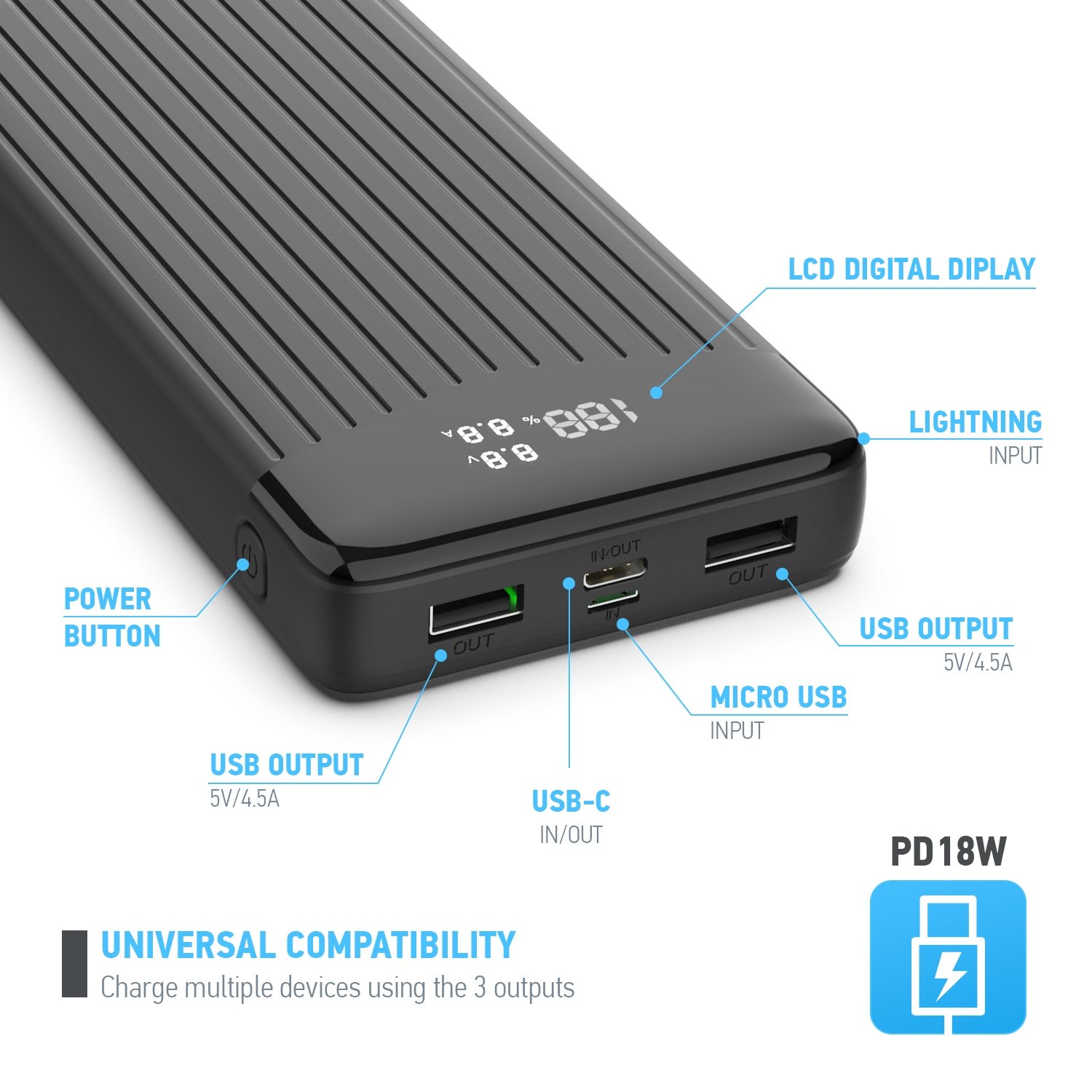 T-CORE POWER BANK LA BATERÍA - SKU:009568