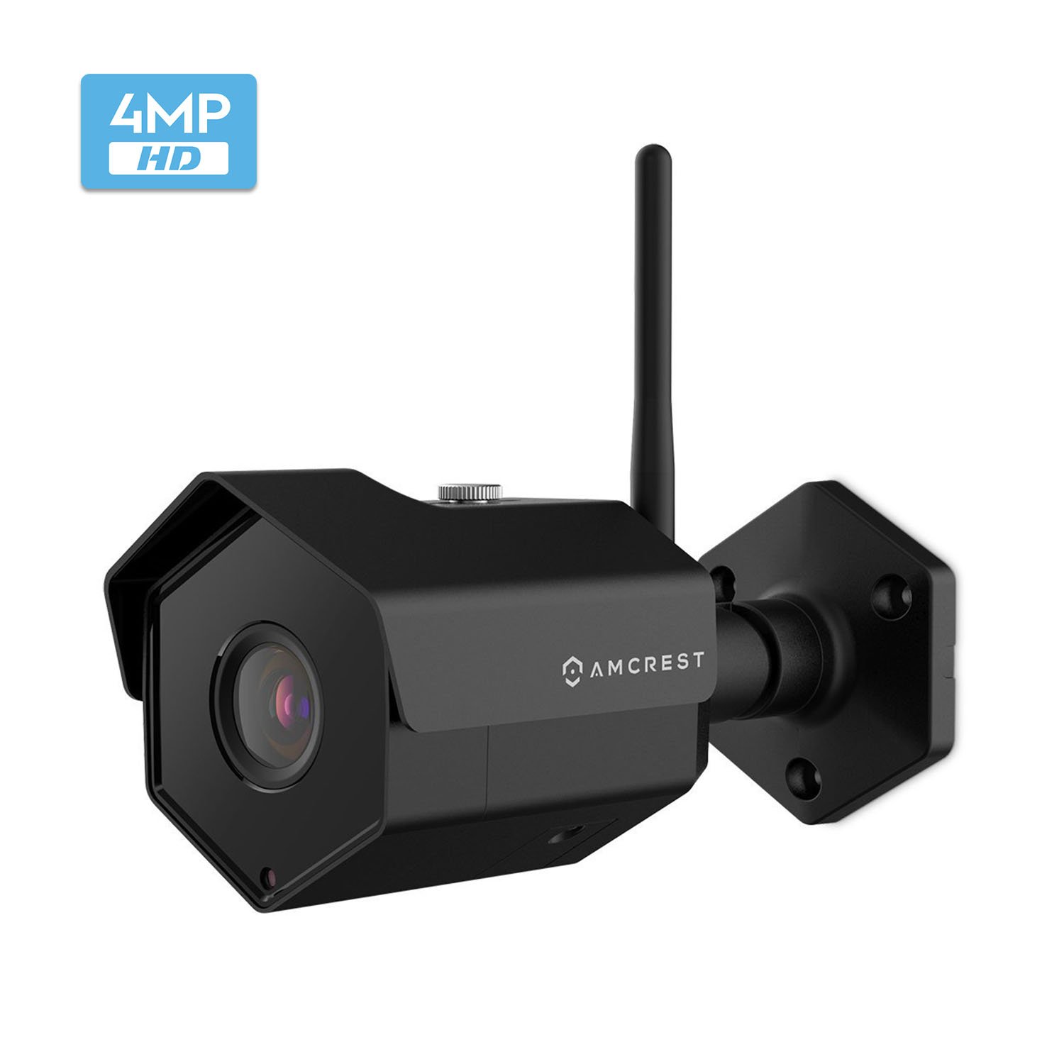 Amcrest 4MP IP Camera WiFi UltraHD Outdoor Security Camera Bullet 2P IP4M-1026W 