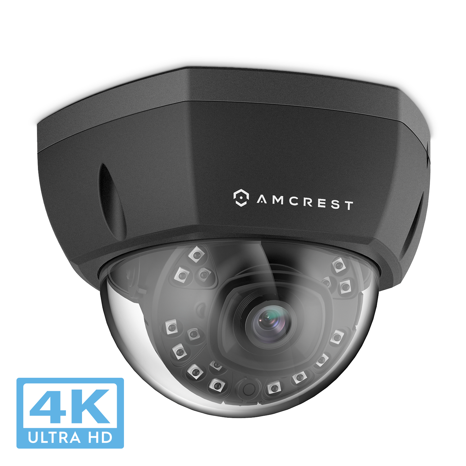 Amcrest UltraHD 8M 4K Turret PoE Dome Outdoor Security IP Camera IP8M-T2499EB 