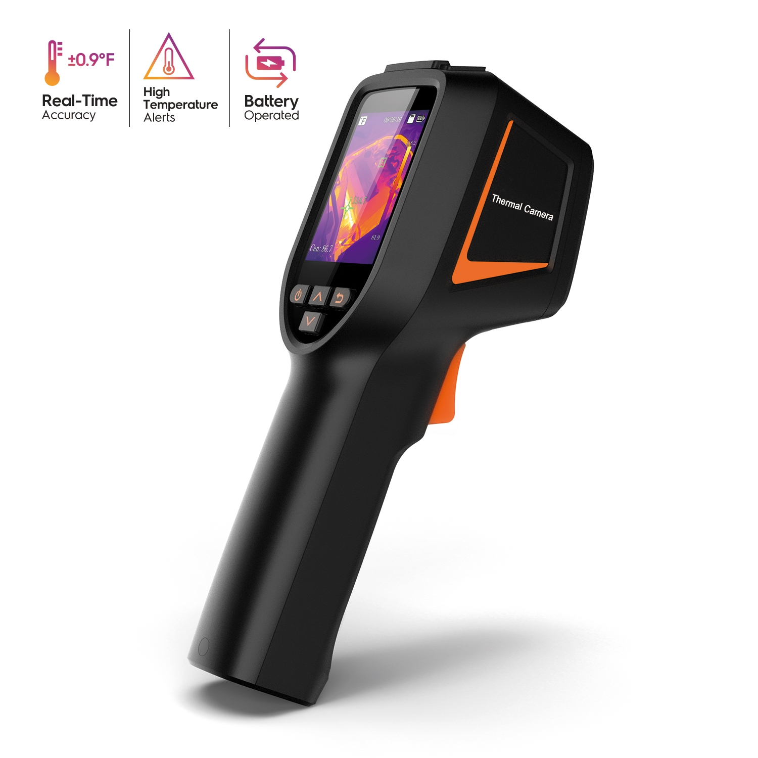 New Handheld Thermal Imaging Camera IR Infrared Thermometer Imager LCD Display 