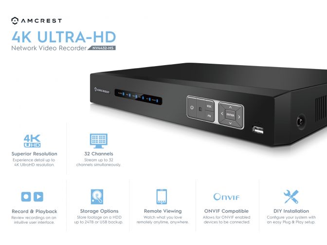 Amcrest sales nvr onvif