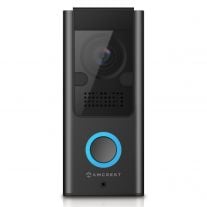 Amcrest SmartHome Video Doorbell Camera, 2.4 GHz WiFi Doorbell Camera, IP55 Weatherproof, Two-Way Audio, 140º Wide Angle, AD110