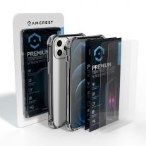 Amcrest Compatible Case for iPhone 12 Pro Max Screen Protectors Black