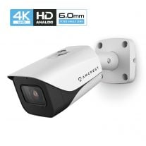 Amcrest 4K Analog Bullet Outdoor Security Camera 6mm White AMC4KBC6-W