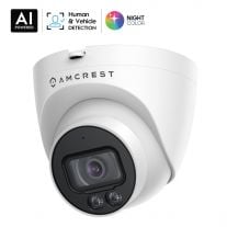 Amcrest 5MP Outdoor Night Color AI Turret PoE Camera, IP5M-T1273EW-AI