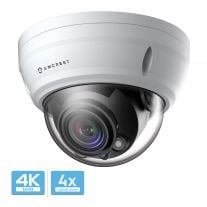 Amcrest UltraHD 4K Varifocal PoE Dome Outdoor Security Camera, 8MP (3264x2448), 164ft Night Vision, Motorized Varifocal Lens 58º-110º, White (IP8M-2454EW)