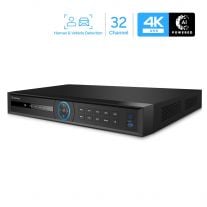 Amcrest 4K 32CH AI NVR, Facial Recognition, Face Detection, No PoE Ports,  Supports up to 16TB Hard Drive (HDD Not Included) NV5232-EI