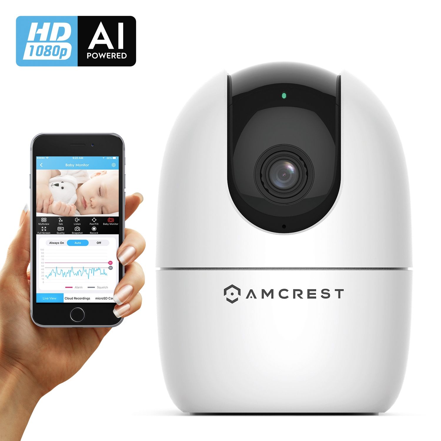 Amcrest ProHD Webcam with Privacy Cover, USB Webcam for Live