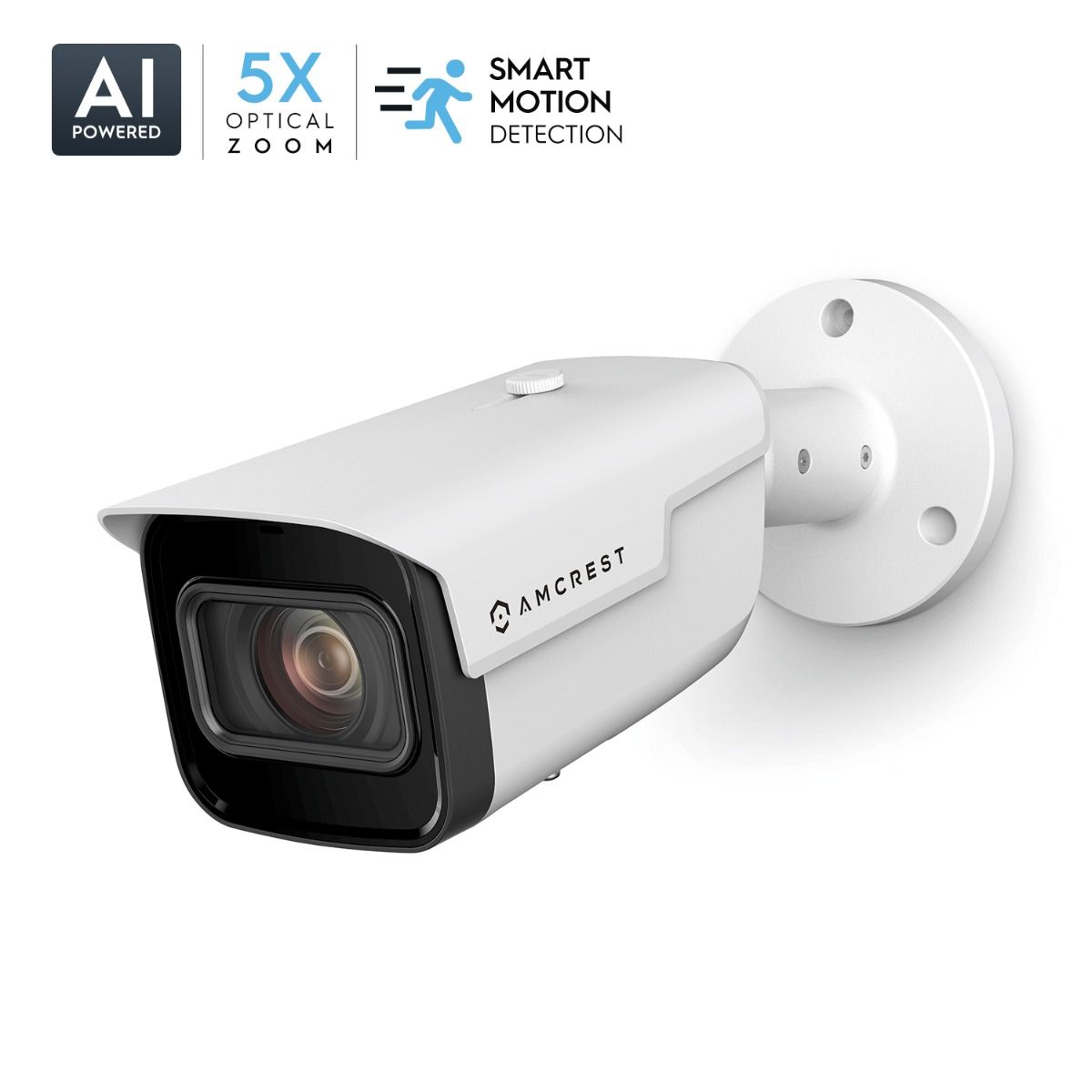 Amcrest 4K Optical Zoom IP Camera, Varifocal 8MP Outdoor POE Camera Bullet, Security Camera, 2.7mm~13.5mm Lens, IP67 Weatherproof, MicroSD Recording, (IP8M-VB2896EW-AI) Amcrest 4K Optical Zoom IP Camera, Varifocal 8MP Outdoor POE Camera Bullet, Security Camera, 2.7mm~13.5mm Lens, IP67 Weatherproof, MicroSD Recording, (IP8M-VB2896EW-AI)
