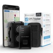 Amcrest GPS GL300 GPS Tracker for Vehicles (4G LTE) - Portable Mini Hidden Real-Time GPS Tracking Device for Vehicles, Cars, Kids, Pets, Assets, Text/Email/Push Alerts, Twin Magnet Weatherproof Case