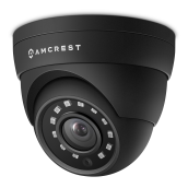 Amcrest Refurbished 4MP Dome Outdoor Security Camera, Black (REP-AMC4MDM28-B)