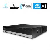 Amcrest 4K UltraHD 8 Channel AI DVR Security Camera System Recorder, 8MP Security DVR for Analog Security Cameras & Amcrest IP Cameras, AI Smart DVR, Pre-Installed 2TB HDD (AMDV5108-2TB)
