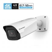 Amcrest 4K Optical Zoom IP Camera, Varifocal 8MP Outdoor POE Camera Bullet, 4X Optical Zoom Security Camera, 2.7mm~12mm Lens, IP67 Weatherproof, IK10 Resistant, MicroSD Recording, (IP8M-MB2546EW)