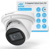 Amcrest 4K AI IP PoE Camera Turret 5x Optical Zoom IP8M-VT2679EW-AI