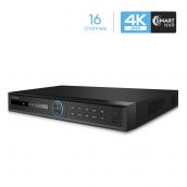 Amcrest 4K 16CH NVR No PoE Ports Supports up to 2x 10TB HDD NV4216-AI