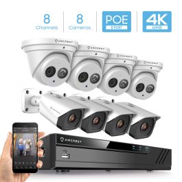 Amcrest 4k security camera cheap system
