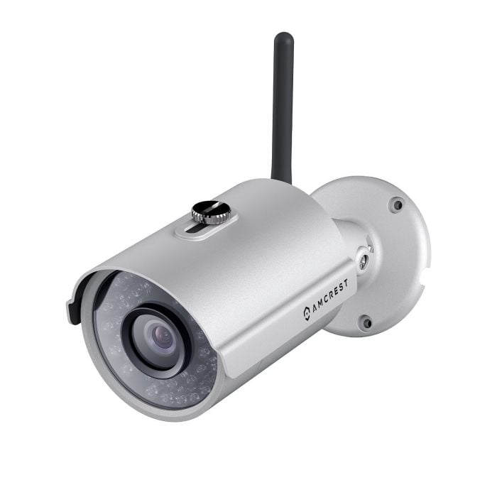 Implacable misil cinta Amcrest HDSeries 720P WiFi Wireless IP Security Surveillance Bullet Camera  - IP66 Weatherproof, HD Megapixel 720P (1280TVL), IPM-722S (Silver)