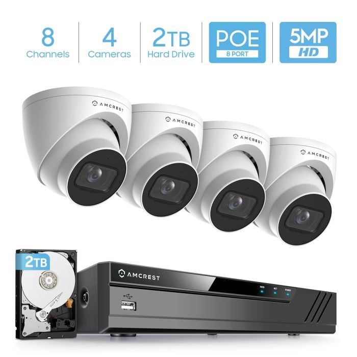 Amcrest 1080P HD 3MP WiFi Security IP Camera Wireless Video Surveillance System 