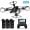 Amcrest A6-B Skyview Pro RC WiFi Drone with Camera HD FPV Quadcopter Video Drone with Camera for Adults, 2.4ghz WiFi Helicopter w/Remote Control, Stunt Flip, Headless Mode, Smartphone, 2 x Additional Batteries Included (A6-B-BATT)